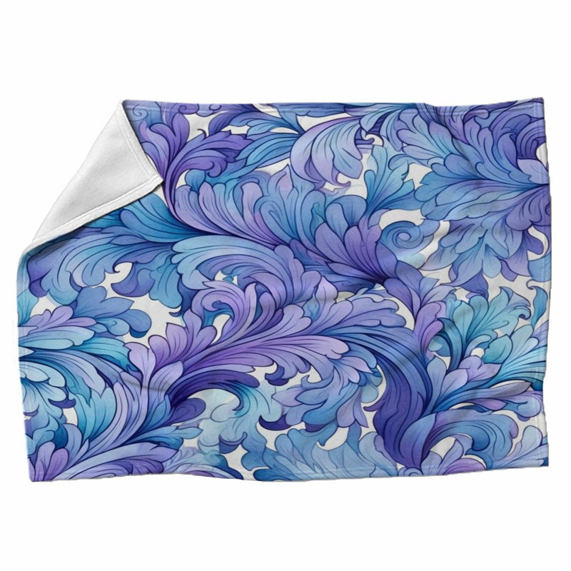 Machine Printed Throw Blanket, Throw
