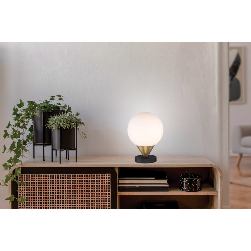 Lampe de table noire 12,38 po Amalbena