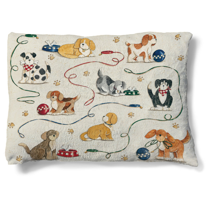 Coussin Dogs At Play