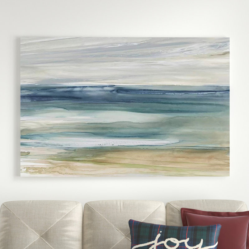 «Ocean Breeze» par Carol Robinson, reproduction d'art, H 40 po x l 60 po, Toile tendue, Sans cadre