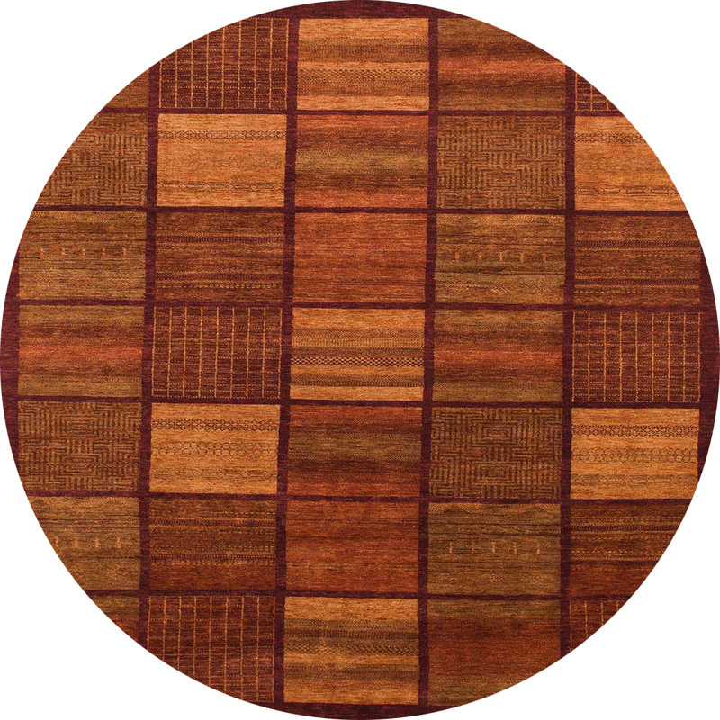 Shirely Abstract Indoor Rug, Round 8'