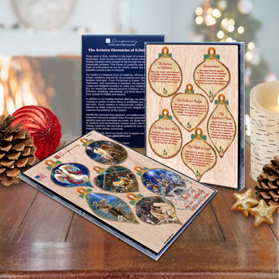 The Nativity Story Handcrafted Ornaments Set Of 6 By D. Gelsinger