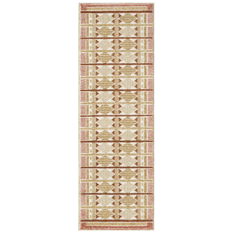 Maridee Rust Modern Indoor Rug