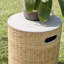Akil Round Outdoor Side Table , 40cm cm W 40cm cm D