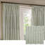 Hebden 100% Cotton Blackout Pencil Pleat Curtains-121434985-121434974