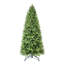Arbre de Noël avec embouts en PE + PVC - Arbre de Noël à branches pleines avec branches à charnières, assemblage facile, support en métal stable, décoration de Noël vert classique-914633073