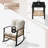 3-Piece Outdoor Wicker Rocking Conversation Set with Cushions-817557750