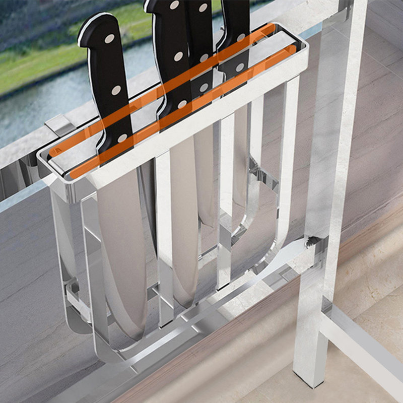 Porte-couteaux en acier inoxydable