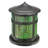 Fulton Double Bar Mission Colorful Pier Mount Light
