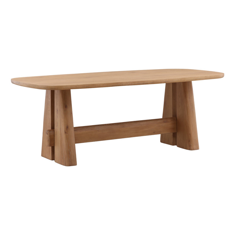 Heston Dining Table Light Natural 84"