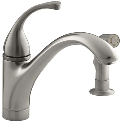 Forté 2-Hole Kitchen Sink Faucet with 9-1/16" Spout, Matching Finish Sidespray