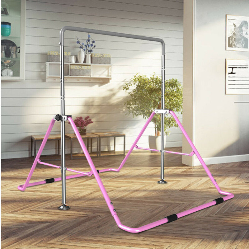 Barres en acier, Rose / argent