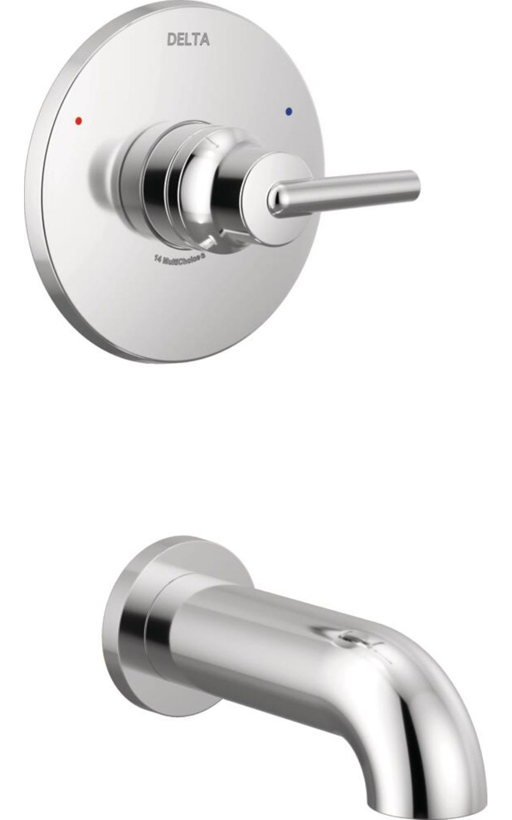 Trinsic Wall-Mounted Tub Filler, Chrome