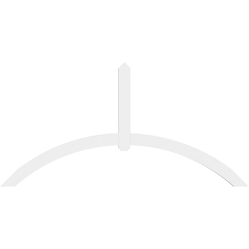 Support pour pignon en PVC Archdale, H 42 po x l 84 po (pas: 12/12), P 2 po x F 4 po