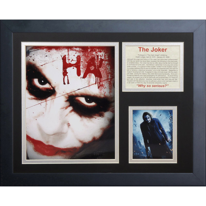 Souvenirs encadrée batman : the dark knight joker
