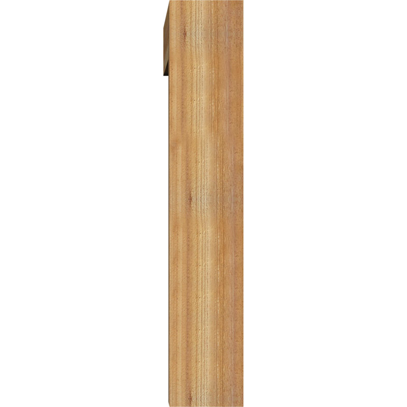 Westlake Block Bracket w/ Offset Brace, 44 x 38, 8"W Western Red Cedar (Rough Sawn)