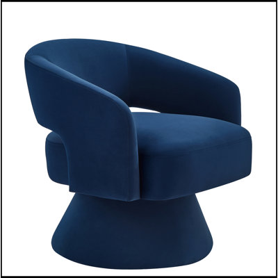 Comfortable Swivel Chair with Open Backrest for Various Rooms, Stylish and Practical