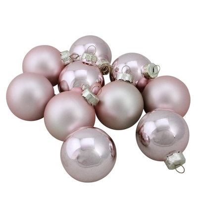 Ornements en forme de boule de Noël 10 carats à 2 finitions