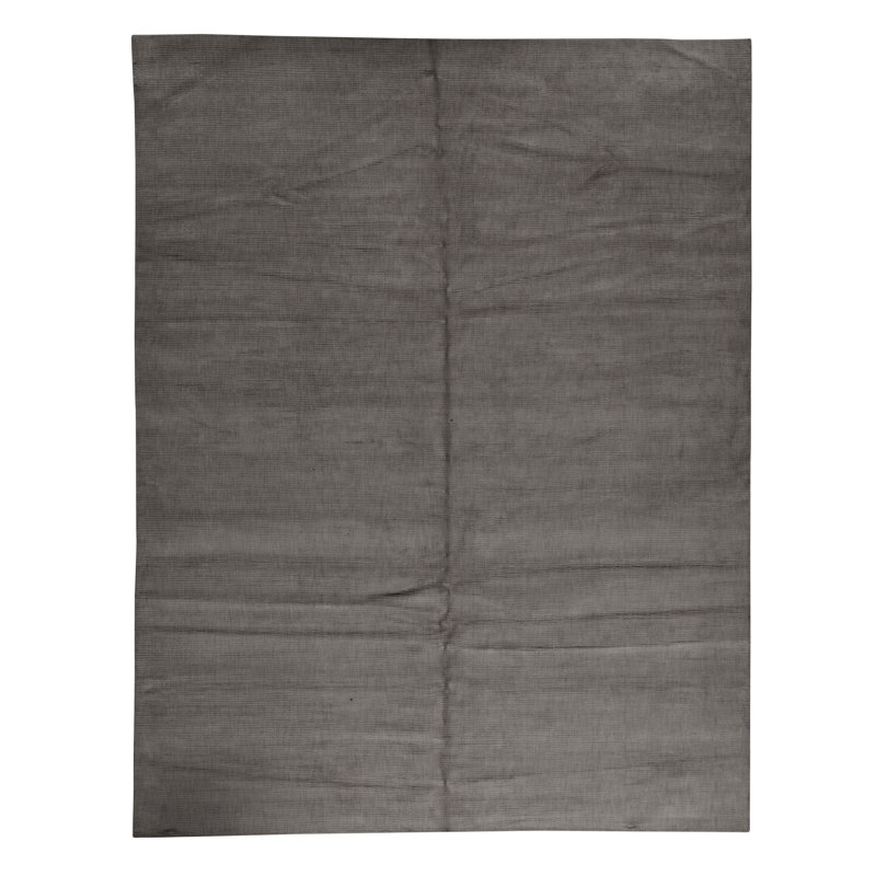 Silk Area Rug in Dark Gray
