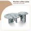 Table basse 2 pièces en marbre-1266367674