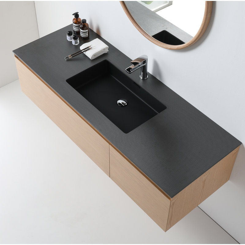 Oslo 48'' W Single Vanity, Whitewash Oak