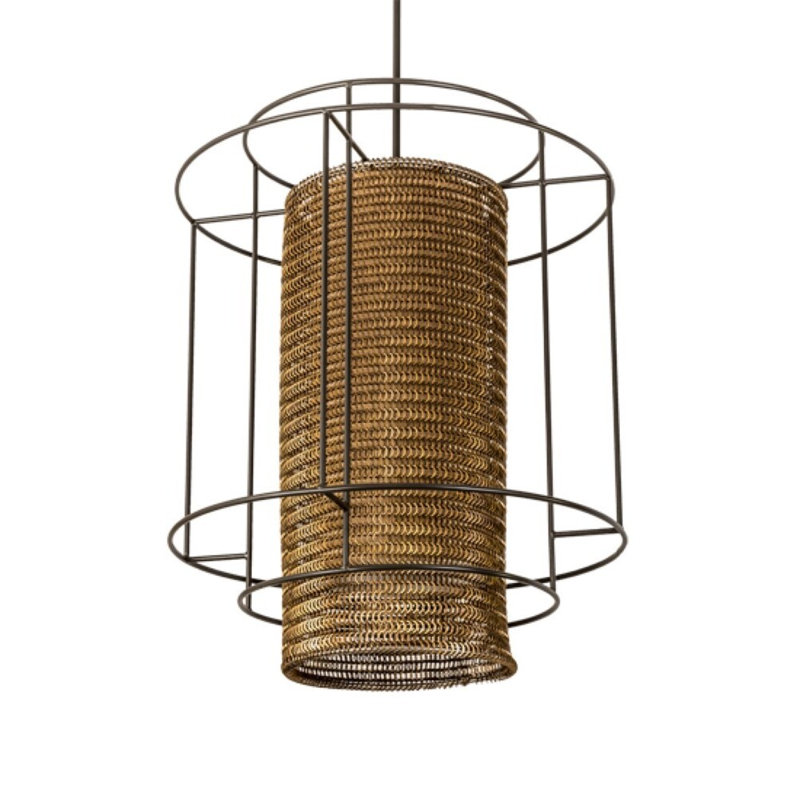 Maille 4 - Light Chandelier, 130" H x 39" W x 39" D