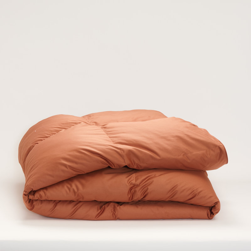 Cuddledown Chroma Down Comforter, Copper, Twin Comforter, All Season