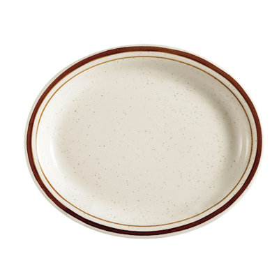 CAC China Oval Platter N.R. #6 9 1/2"