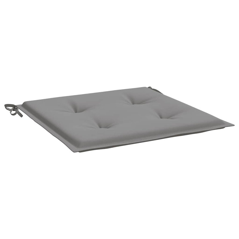 Outdoor Seat Cushion, 15.7" x 15.7" x 1.2", Gray