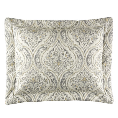 Marsala Cotton Blend Damask Sham