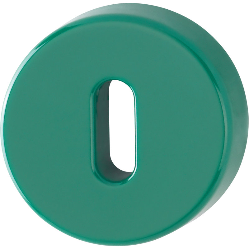 Amaure Brescia Lever Key Escutcheon (Pair), Green