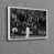 White Floater Framed