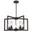 Beldon 5-Light Geometric Square / Rectangle Chandelier, Modern Farmhouse Pendant Light Fixture, Over Table Lighting for Bedroom, Living Room, Foyer, Entryway, Hallway-1367061281