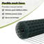 120cm H x 2500cm W Polyethylene Plastic Border Fencing