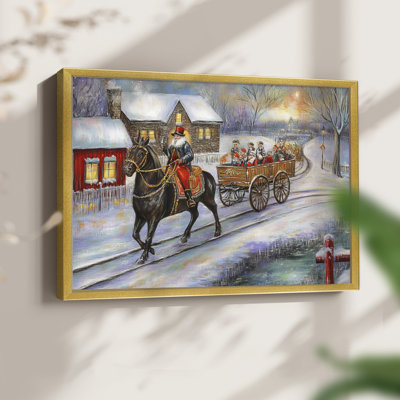 Chirstmas Art-DCXXVIII -Framed Print - Restickable