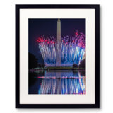 Fireworks In DC Print by Angela Pan