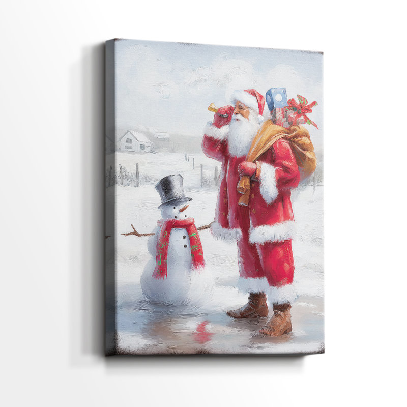 Silver Carol of Cathedral-Premium Gallery Wrapped Canvas, 12" H x 8" W