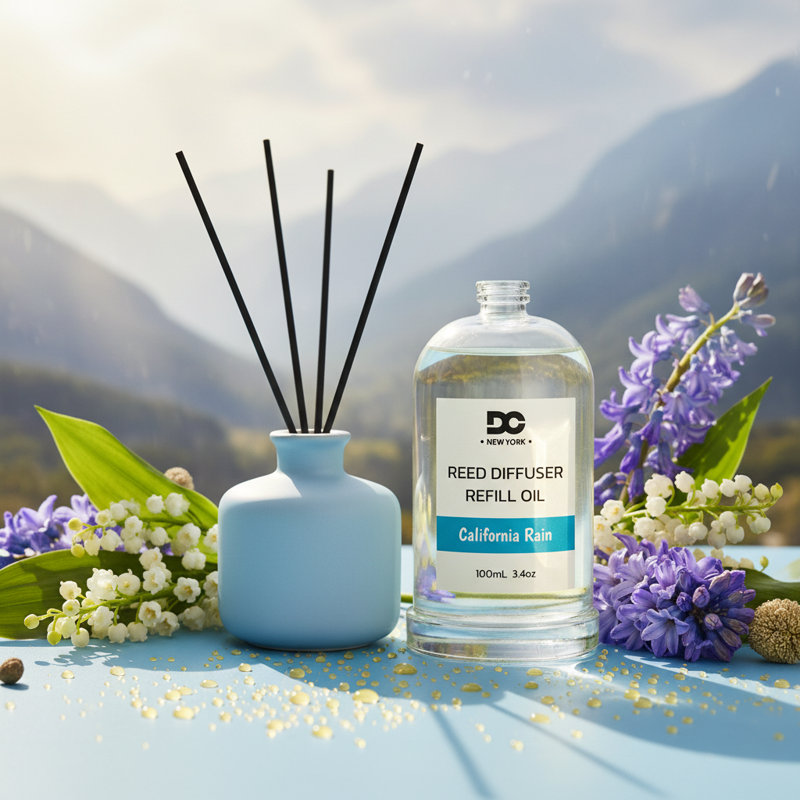 California Rain Reed Diffuser Refill Oil