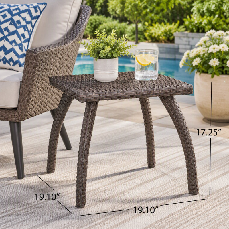 TABLE D'APPOINT HONOLULU MARRON