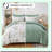 Leafy Dreams 7-Piece Queen Comforter Set - Botanical Bedding in Soft Microfiber with Reversible Design. Includes Comforter, Pillowcases, Shams, Flat Sheet, and Fitted Sheet. Create a cozy oasis with this floral-inspired set!