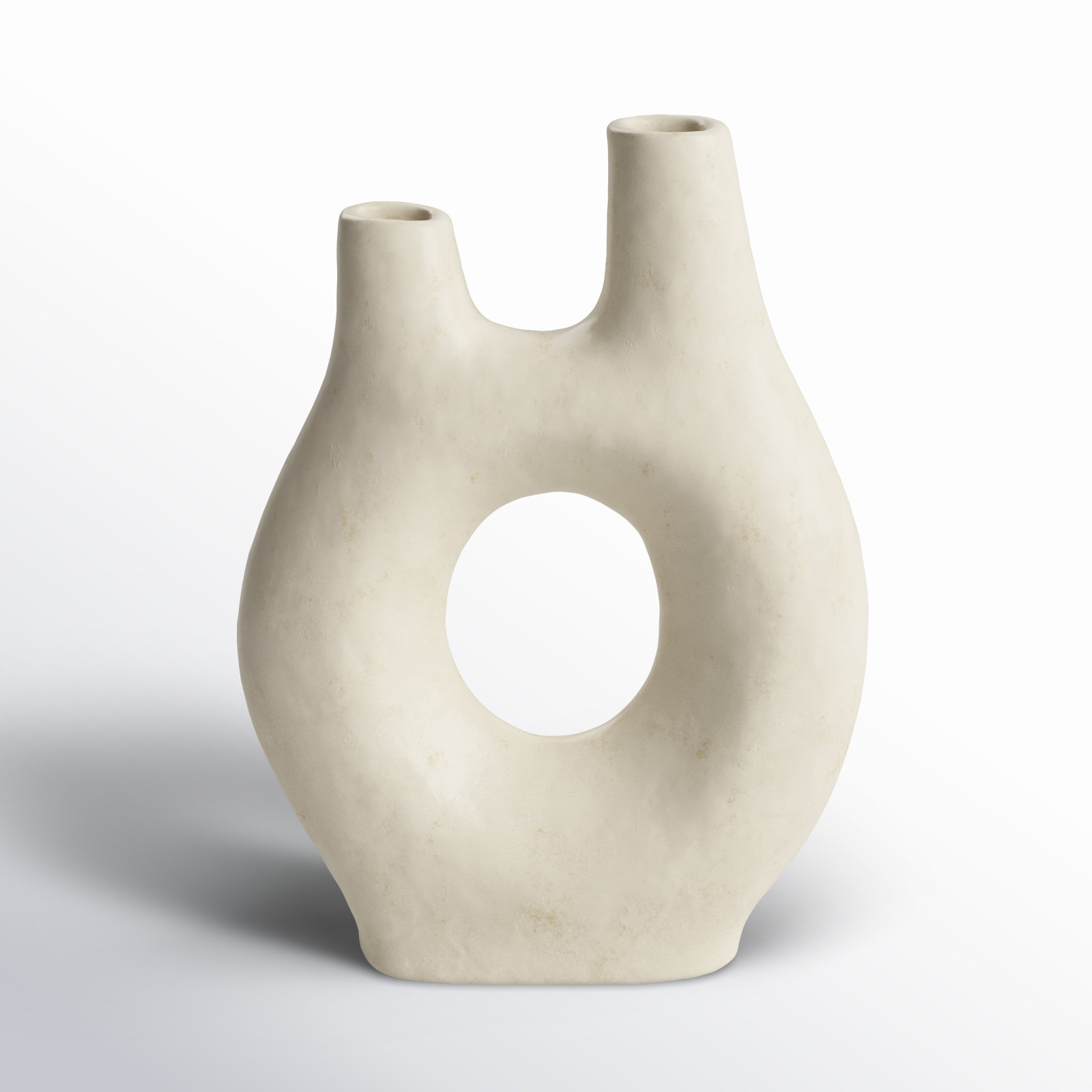 Evia Table Vase, 11.7" H x 8.55" W x 3.25" D