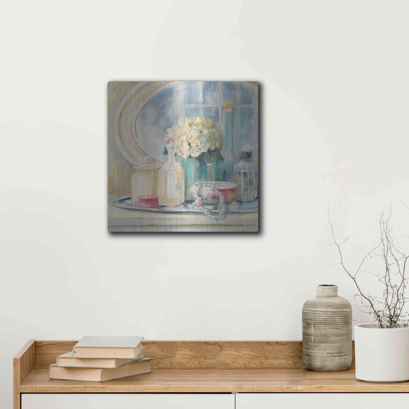 «Relective Moment II» par Carol Rowan, H 12 po x l 12 po