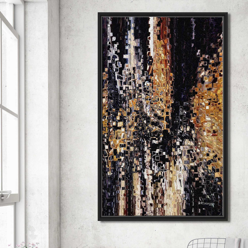 «Your Creator, Colossians 1/16» par Mark Lawrence, impression, Cadre flottant noir, H 51,5 po x l 31,5 po x P 2 po