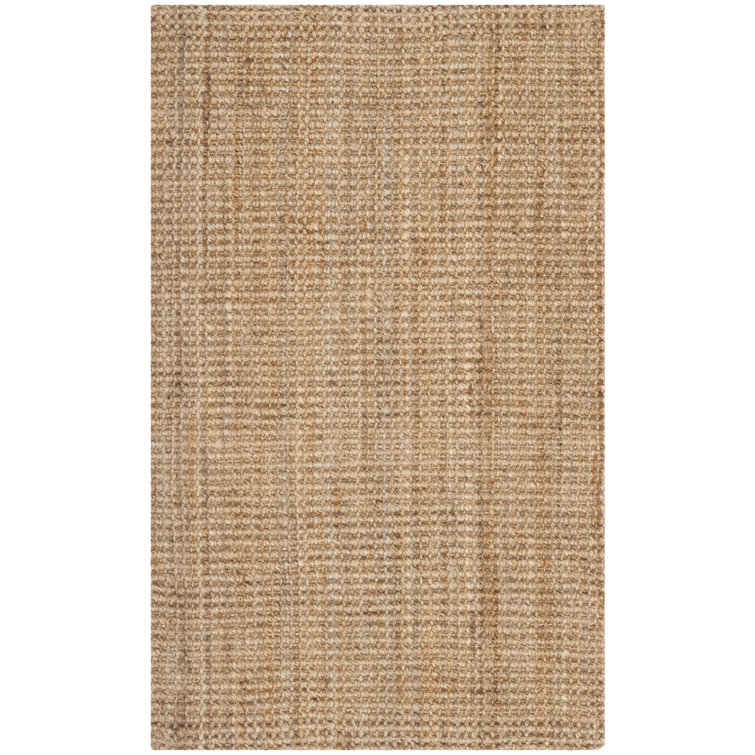 Calidia Natural Fiber Hand Woven Jute Solid Color Rug