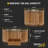 62 In. 2-Person 0-Jet Cedar Cold Plunge  Ice Bath Tub/Hot Tub With 3/4 HP Powerful Chiller And Heater In Natural Finish