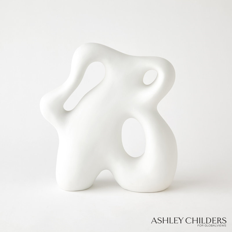 Ronan Sculpture-Matte White-Lg