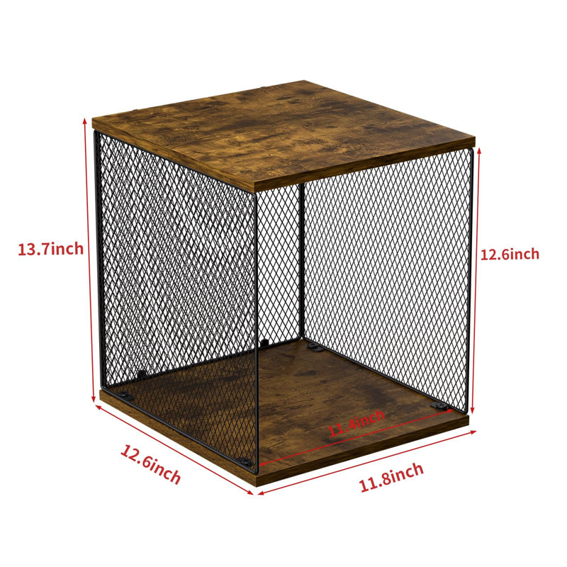 Meuble de rangement pour disque vinyle, P 12,6 po x l 11,8 po x H 12,6 po
