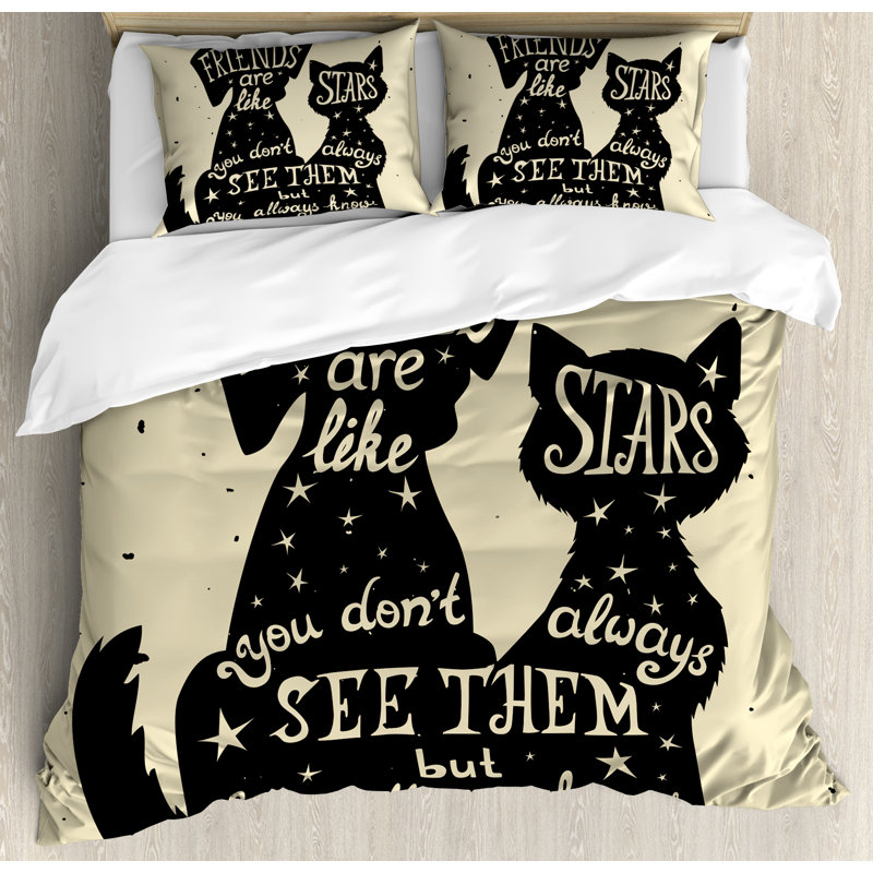 Inspirational Modern & Contemporary Duvet Cover, King