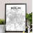 Berlin City Map - Unframed Graphic Art-31736271