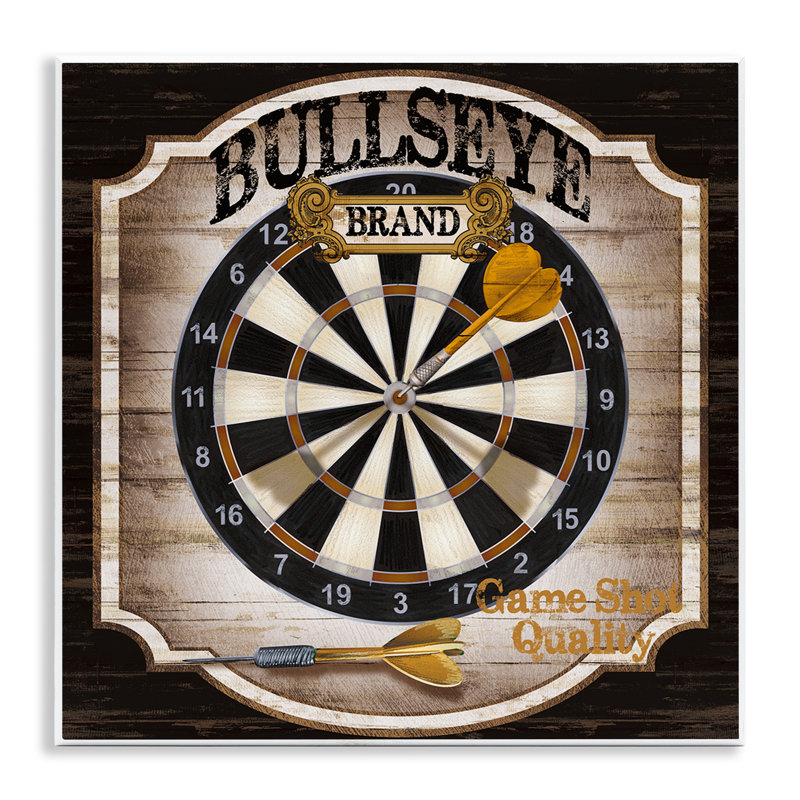 «Rustic Bullseye Darts Game», par Conrad Knutsen